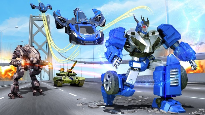 Robot Hero Transform Car Games screenshot image 1_Popularmodapk.com