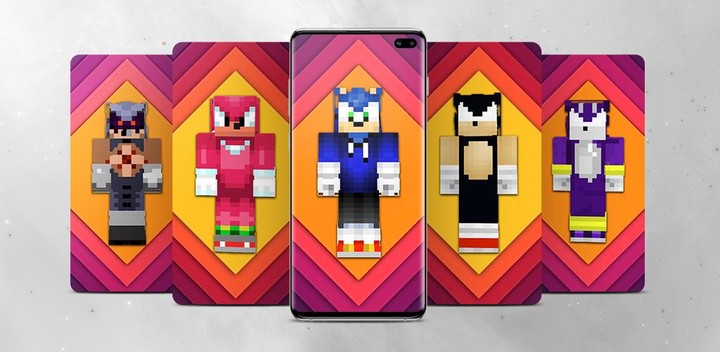 Skin Sonic  for Minecraft screenshot image 6_Popularmodapk.com