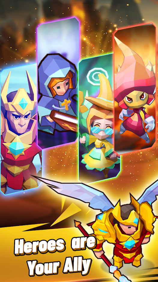 Burger Legend: Idle Hero TD screenshot image 3_Popularmodapk.com