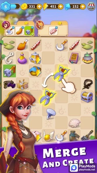 Myst Merge - Elf & Dargon<span>(Free purchase)</span> screenshot image 3_Popularmodapk.com