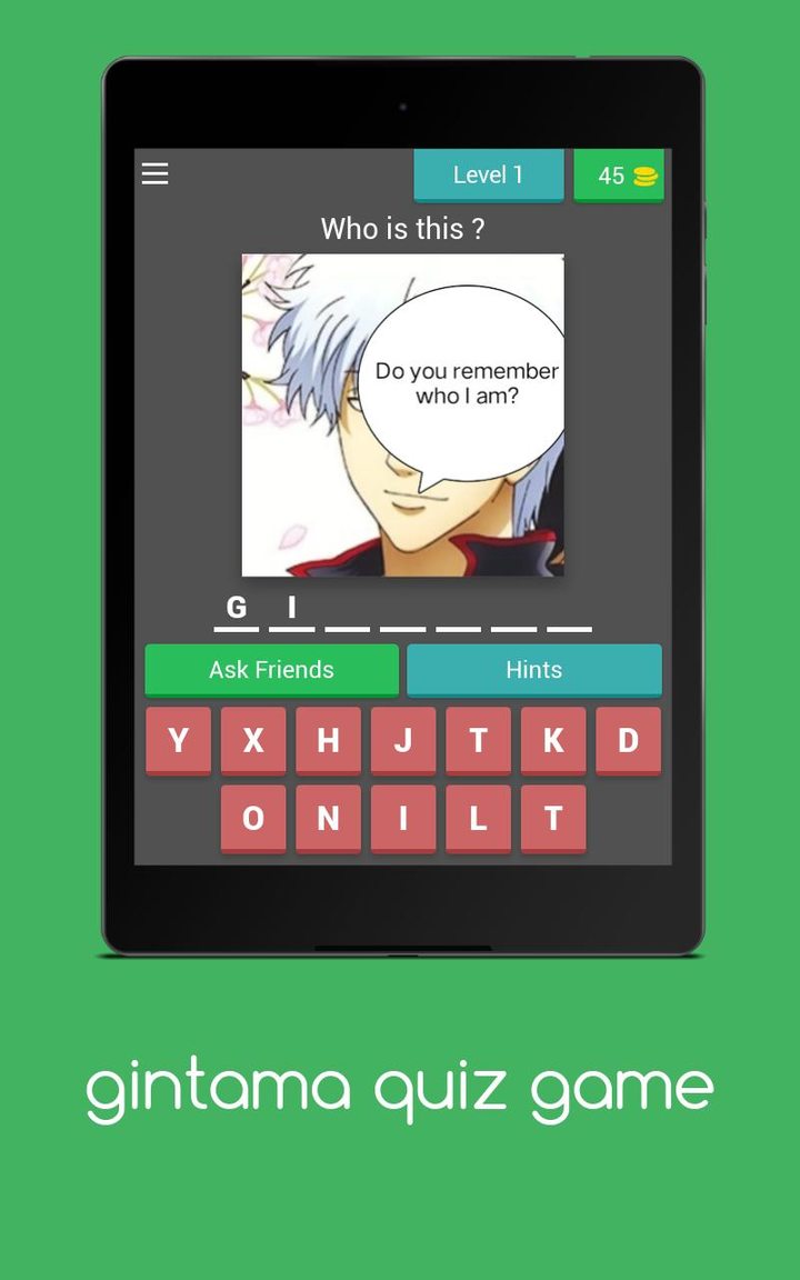 gintama quiz game screenshot image 1_Popularmodapk.com
