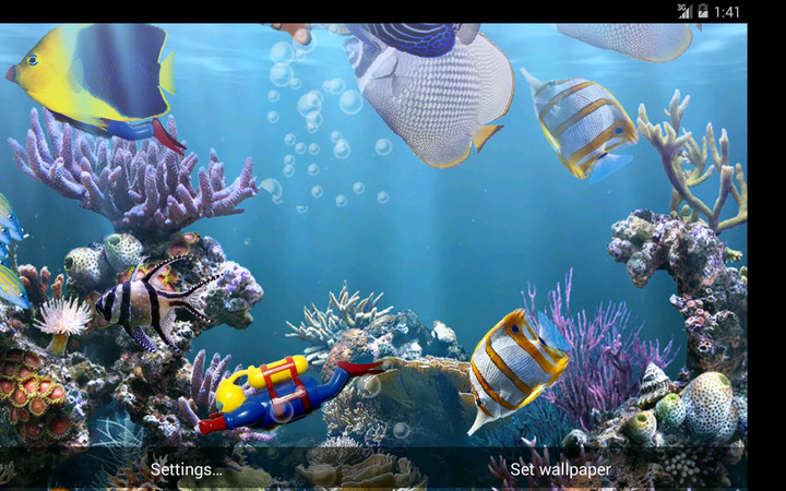 The real aquarium - LWP screenshot image 2_Popularmodapk.com