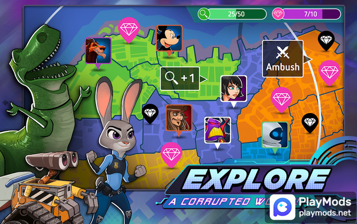 Disney Heroes: Battle Mode<span>(UNLIMITED SKILL)</span> screenshot image 5_Popularmodapk.com
