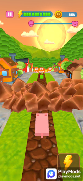 Escape from Pigland Runner<span>(mod)</span> screenshot image 2_Popularmodapk.com