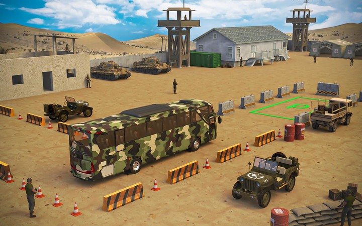US Army Coach Bus Simulator screenshot image 2_Popularmodapk.com