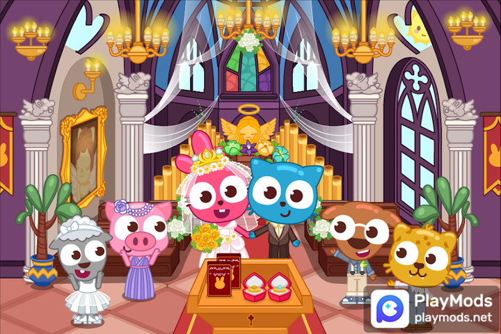 PapoTown_WeddingParty<span>(unlock all content)</span> screenshot image 5_Popularmodapk.com