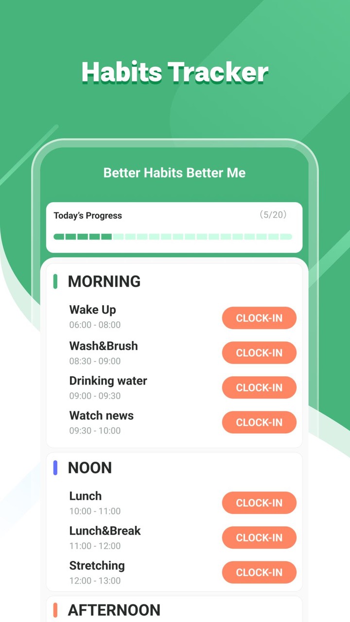 Lucky Habit: health tracker screenshot image 1_Popularmodapk.com