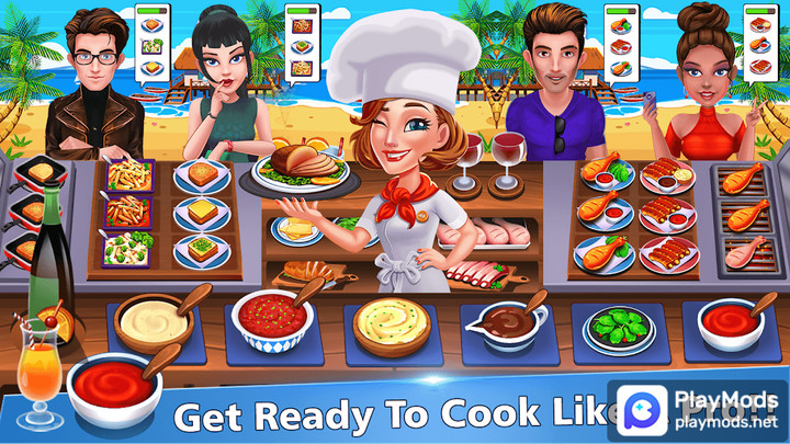 Cooking Cafe - Food Chef<span>(Unlimited Resources)</span> screenshot image 1_Popularmodapk.com