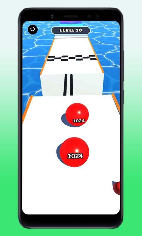 Color Balls Merge Roll Run 3D screenshot image 3_Popularmodapk.com