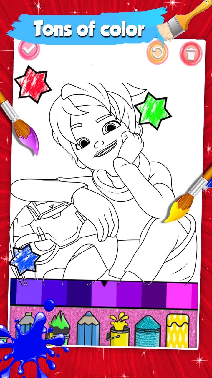Mechamato Coloring Book screenshot image 3_Popularmodapk.com