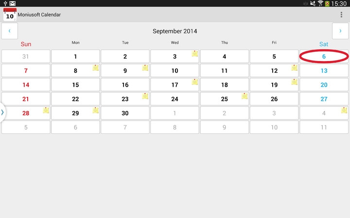 Moniusoft Calendar screenshot image 41_Popularmodapk.com