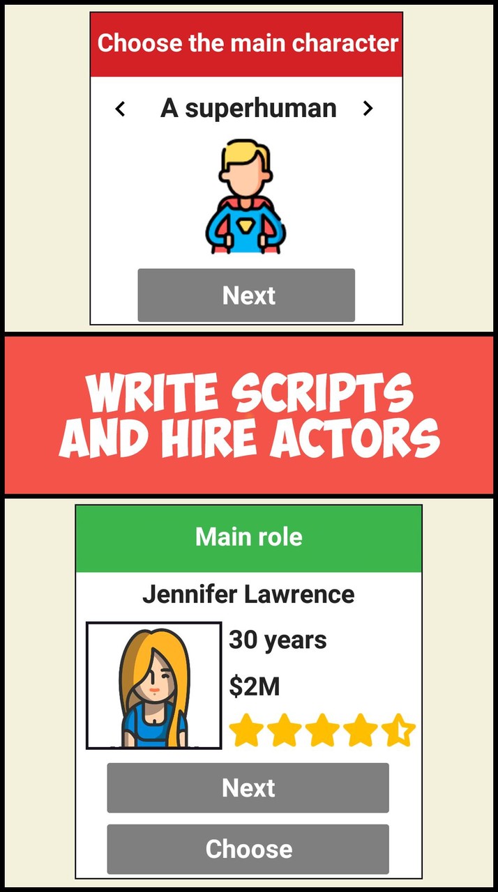 Movie Director Simulator screenshot image 3_Popularmodapk.com