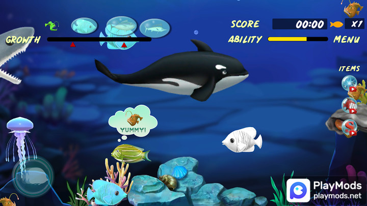 Let Me Eat :Big fish eat small<span>(Unlock levels)</span> screenshot image 2_Popularmodapk.com