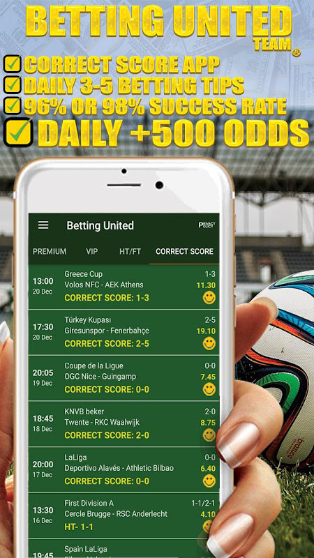 Betting United: Betting Tips screenshot image 3_Popularmodapk.com