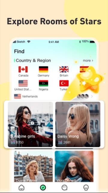 Binmo Chat_Group Voice Rooms screenshot image 6_Popularmodapk.com