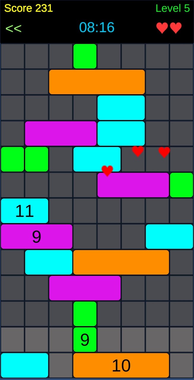 Countdown Blocks - Falling blo screenshot image 4_Popularmodapk.com