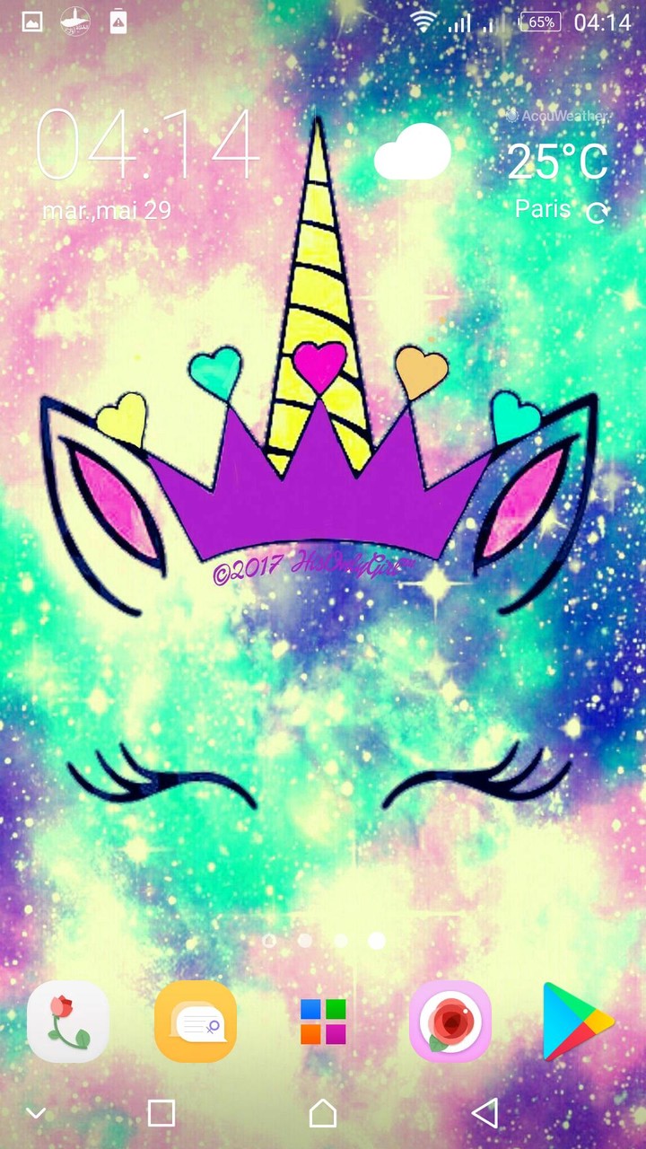 Cute Unicorn Girl Wallpapers - Kawaii backgrounds screenshot image 5_Popularmodapk.com