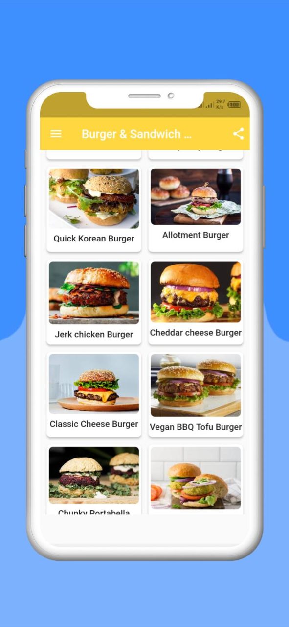 Burger recipes Offline screenshot image 4_Popularmodapk.com