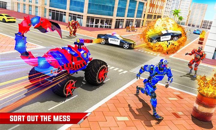 Scorpion Robot Truck Transform screenshot image 9_Popularmodapk.com