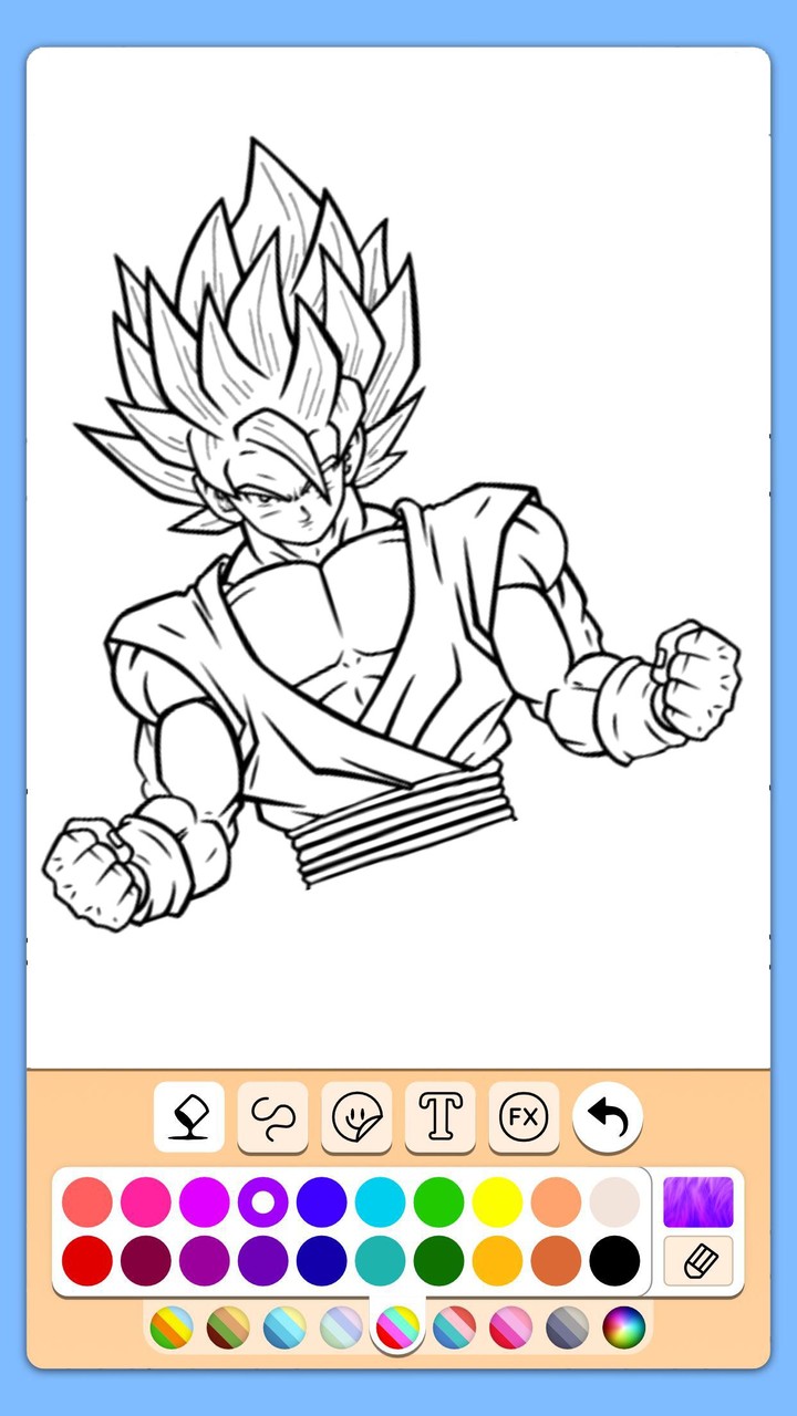 Ultra Instinct Coloring Book screenshot image 3_Popularmodapk.com