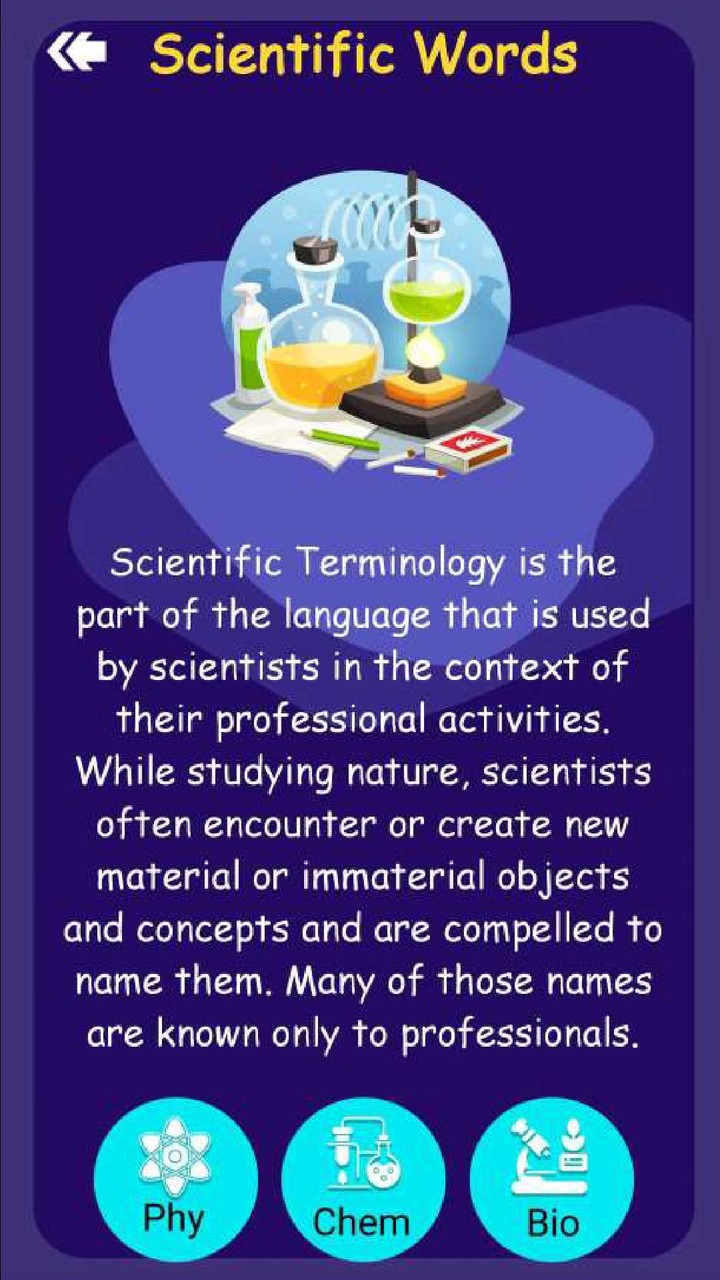 Science Quiz : English offline screenshot image 2_Popularmodapk.com