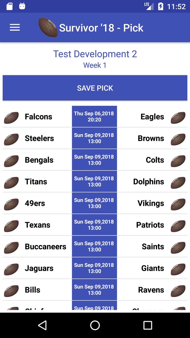 NFL Survivor '22 screenshot image 1_Popularmodapk.com