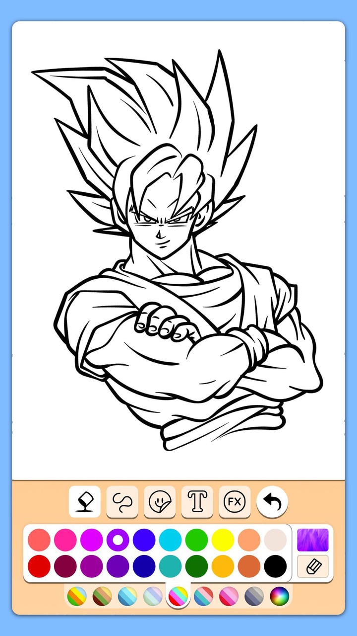 Ultra Instinct Coloring Book screenshot image 5_Popularmodapk.com