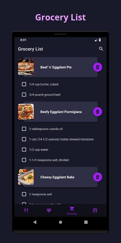 Eggplant Recipes - Daily Vegetable Recipes Free screenshot image 6_Popularmodapk.com