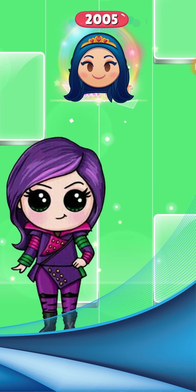 Descendants Piano Tiles screenshot image 4_Popularmodapk.com