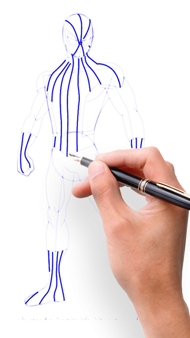 Draw Spider Superhero Man screenshot image 4_Popularmodapk.com