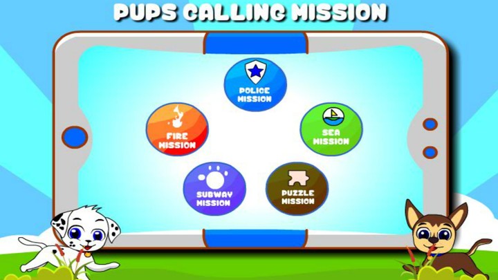 Pups Rider Call Phone Mission screenshot image 1_Popularmodapk.com