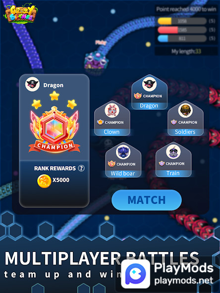 Crazy Slither<span>(Speed change)</span> screenshot image 4_Popularmodapk.com