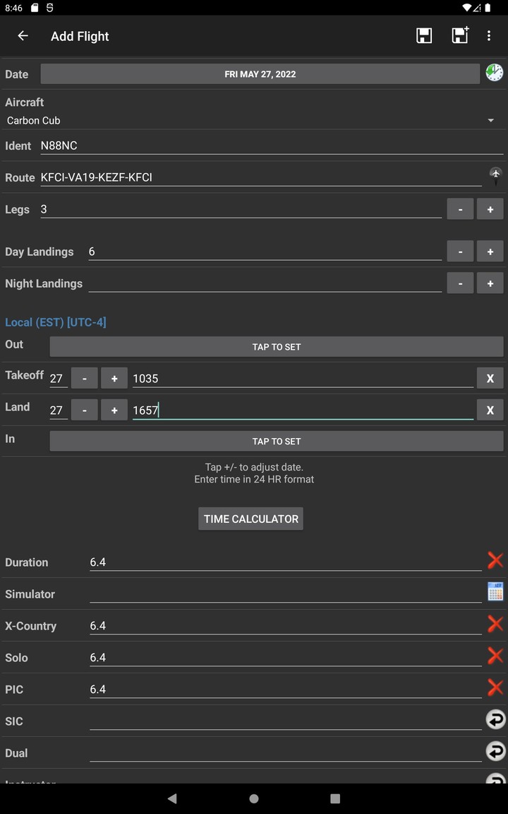 Logbook Pro Flight Log screenshot image 18_Popularmodapk.com