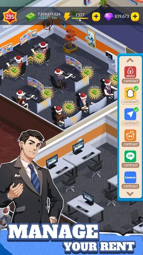 Idle Business Tycoon(Get rewarded for not watching ads) screenshot image 1_Popularmodapk.com