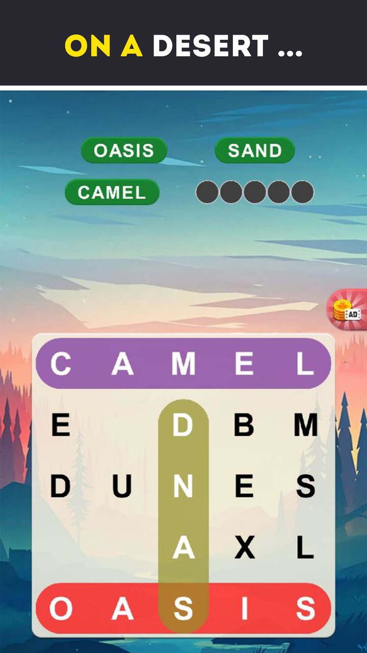Word search: find all words screenshot image 2_Popularmodapk.com