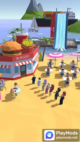 Idle Cafe Sim - burger tycoon<span>(Unlimited Resources)</span> screenshot image 1_Popularmodapk.com