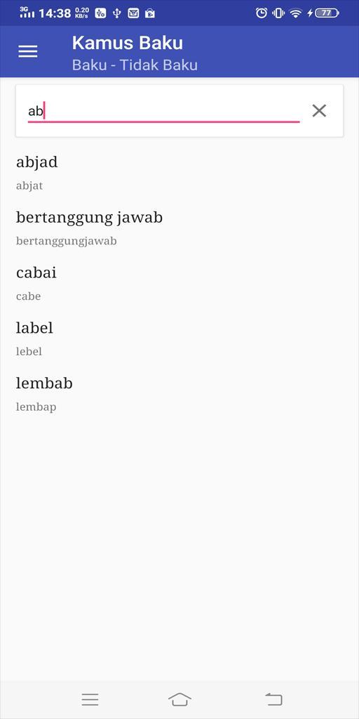 Kamus Baku screenshot image 4_Popularmodapk.com