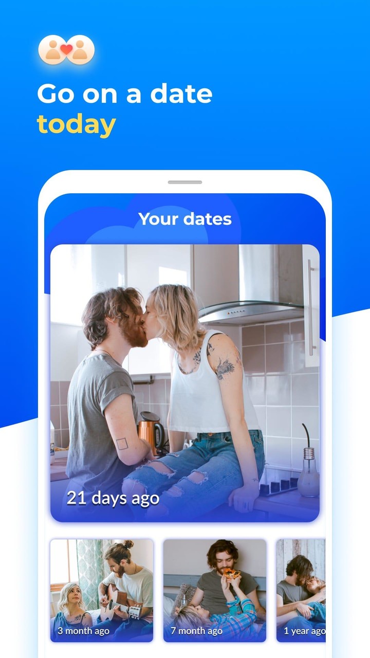 Dating with singles - iHappy screenshot image 2_Popularmodapk.com