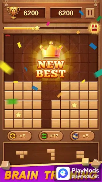 Block Puzzle Wood Blast<span>(Remove ads)</span> screenshot image 5_Popularmodapk.com