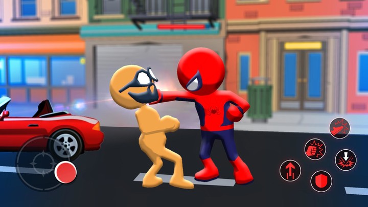 Stickman Fighter: Spider Hero screenshot image 2_Popularmodapk.com