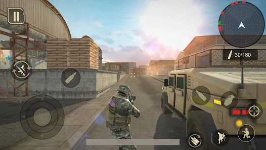Army War Zone Shooting Sim<span>(Unlimited Bullets)</span> screenshot image 2_Popularmodapk.com