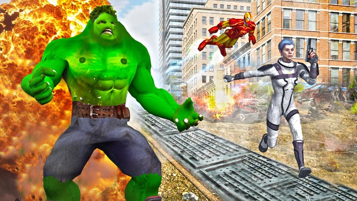 Muscle Hero : Superhero Fight screenshot image 1_Popularmodapk.com