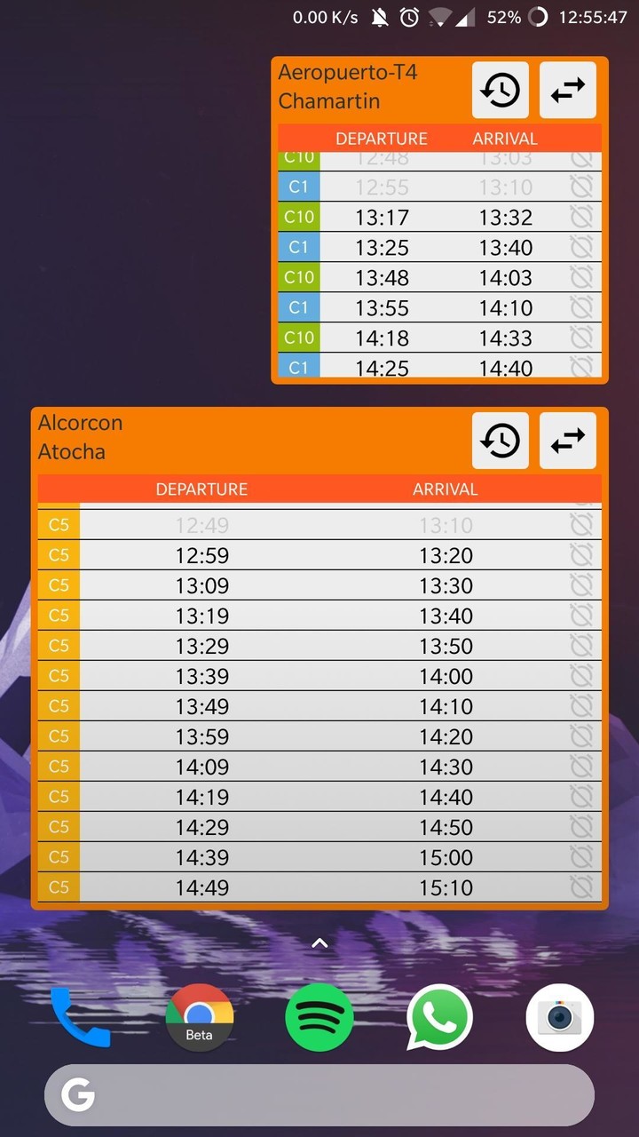 Train Schedules Widget screenshot image 9_Popularmodapk.com