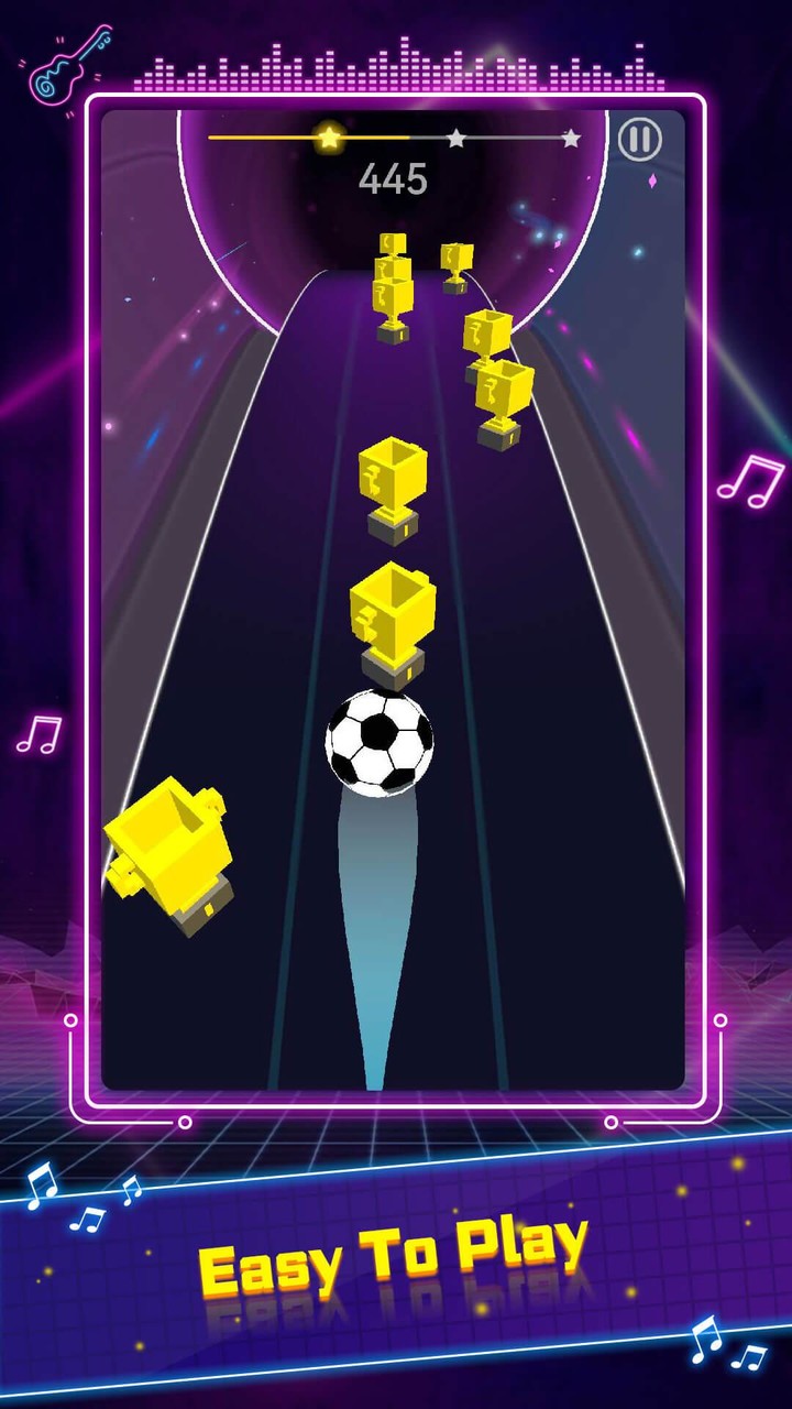 Rolling Ball 3D: Music Hop screenshot image 3_Popularmodapk.com