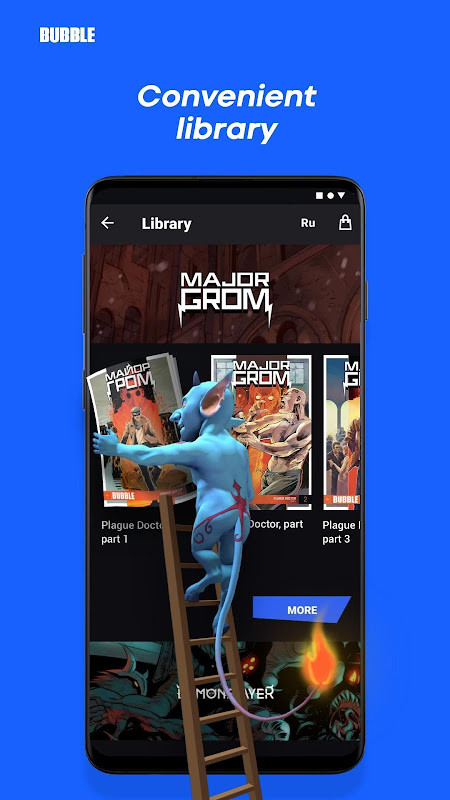 BUBBLE Comics. Russian heroes. screenshot image 1_Popularmodapk.com