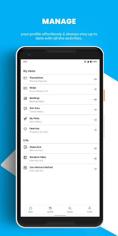 Zolo Coliving App: Managed PG/Hostels/Shared Flats screenshot image 1_Popularmodapk.com