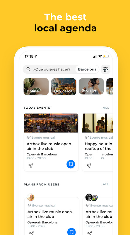 Sharify - Local events near me screenshot image 3_Popularmodapk.com