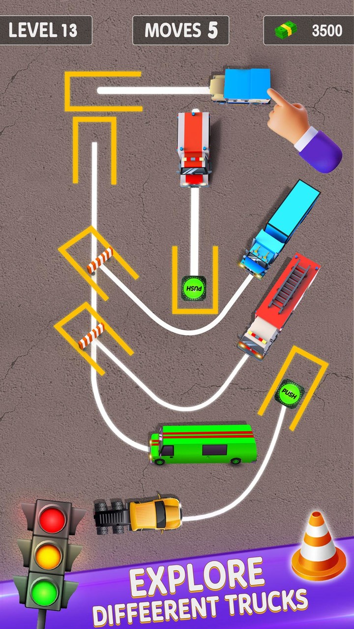 Car Parking Order Car Games screenshot image 1_Popularmodapk.com