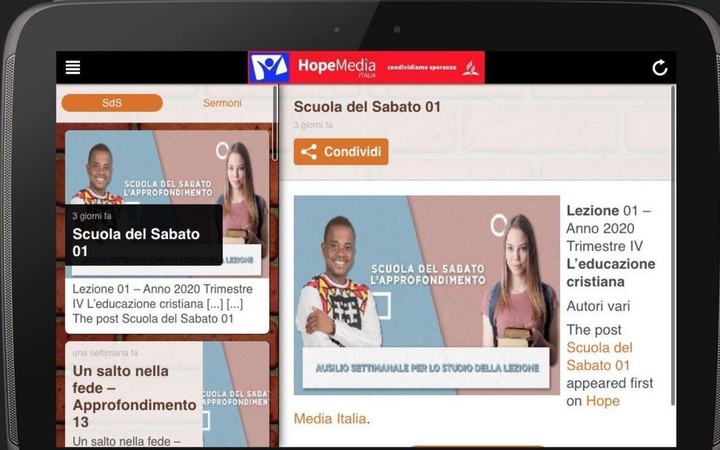 HopeMedia Italia screenshot image 3_Popularmodapk.com