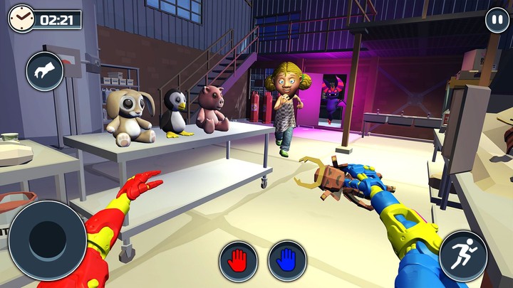 Blue Monster Scary Toy Factory screenshot image 2_Popularmodapk.com